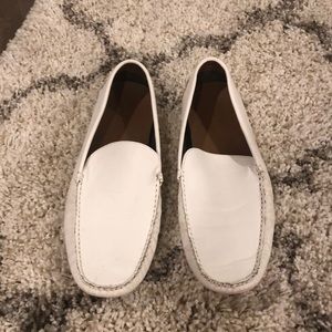 Call It Spring: White Mens Driving Loafer